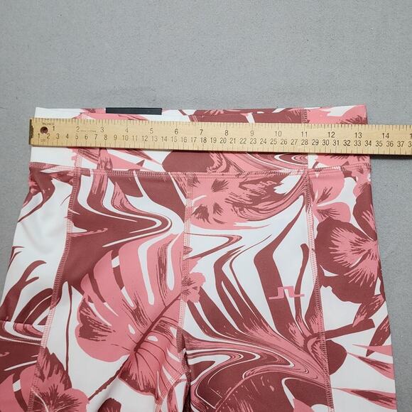 J. Lindeberg Zena Hibiscus Pink Print‎ Leggings Ladies Small NWT - Picture 8 of 10